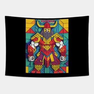 Viking Blocks Tapestry