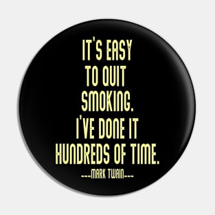 QUIT SMOKING Pin