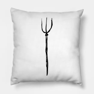 Little Demon Pitchfork Pillow