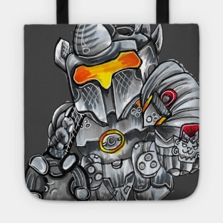 reinhardt overwatch chibi Tote