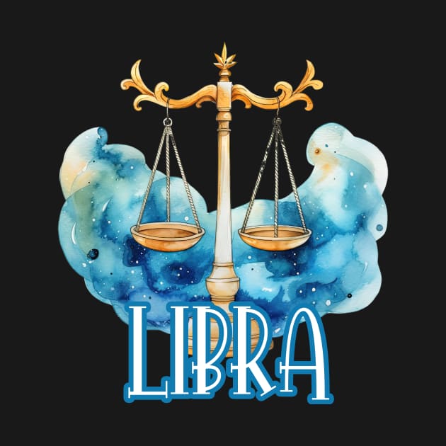 Libra in Watercolor by Things2followuhome