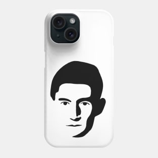 Franz Kafka Minimal Stencil Portrait Phone Case