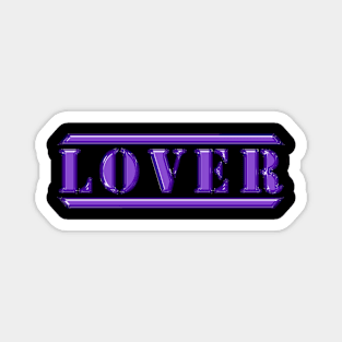 Lover Purple Magnet