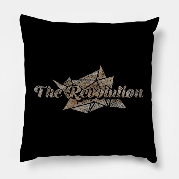 VINTAGE TRIANGEL - The Revolution Pillow by GLOBALARTWORD