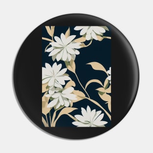 Beautiful Stylized White Flowers, for all those who love nature #211 Pin