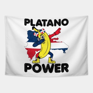 Dominican Republic Platano Power Flag Map for Kids Toddler Tapestry