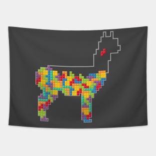 Tetris llama Tapestry