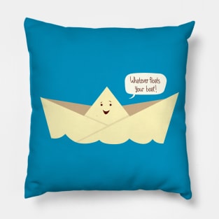 Happy Boat Pillow