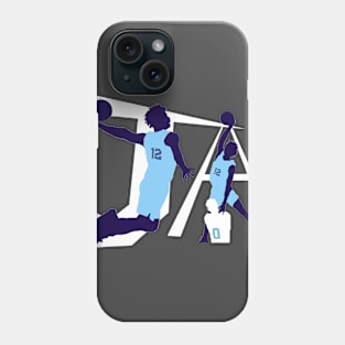 Morant Dunks x 2 white letters Phone Case