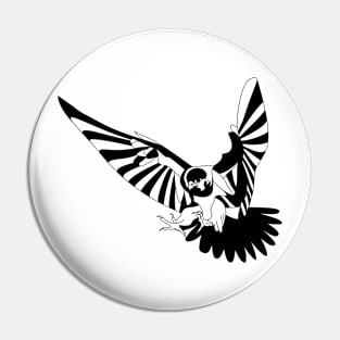 the falcon peregrine in ecopop Pin