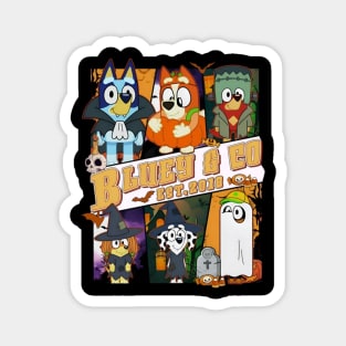 halloween bluey scary Magnet