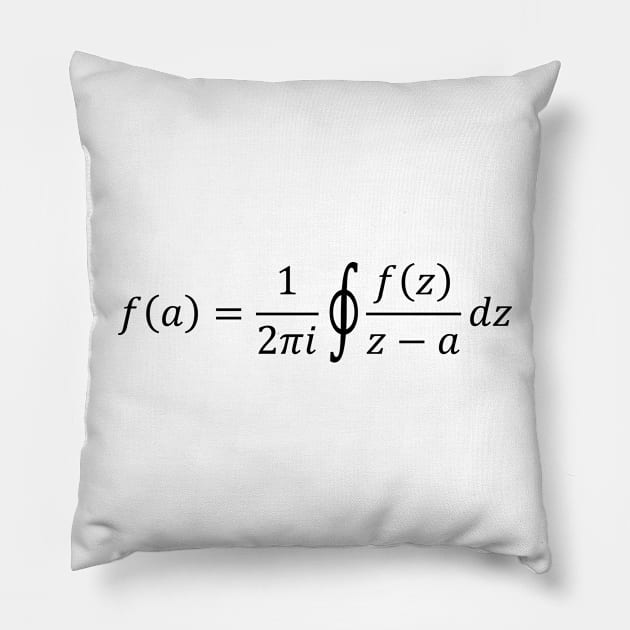 Cauchy Integral - Complex Analysis Basics Pillow by ScienceCorner