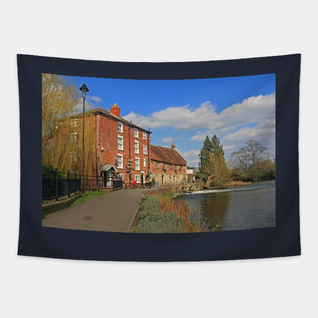 The Old Mill, Harnham, March 2022 Tapestry by RedHillDigital