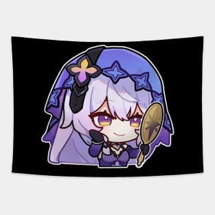 Honkai Star Rail Chibi Black Swan 4 Tapestry