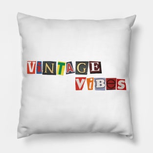 vintage vibes Pillow