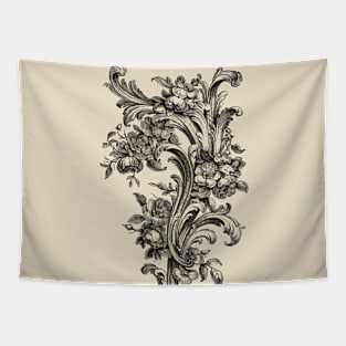 Flower Still Life Vintage Tapestry