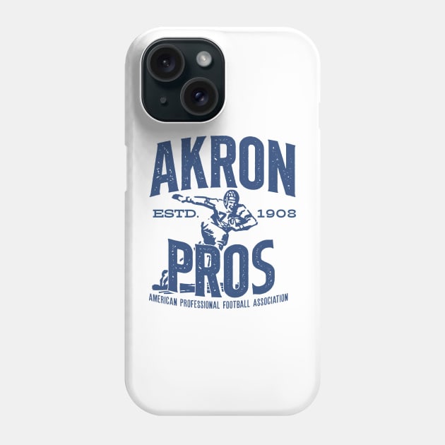 Akron Pros Football Phone Case by MindsparkCreative