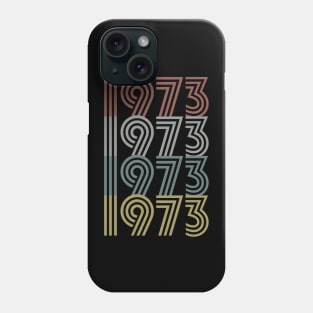 1973 Birth Year Retro Style Phone Case