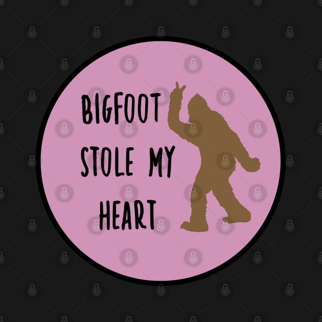 Bigfoot Stole My Heart Lilac by CatGirl101