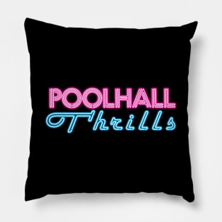 Poolhall Thrills Neon Pillow