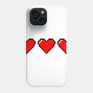 2.5 of 3 Pixel Hearts Phone Case