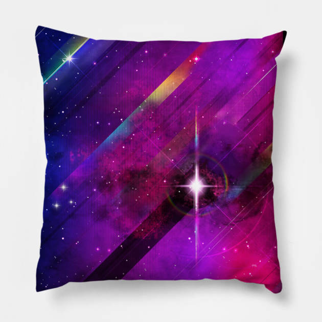 Space Portal to the Arcade Dimension Pillow by forge22