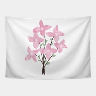 Pink flowers Tapestry