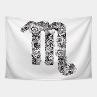 Scorpio Zodiac Sign Tapestry