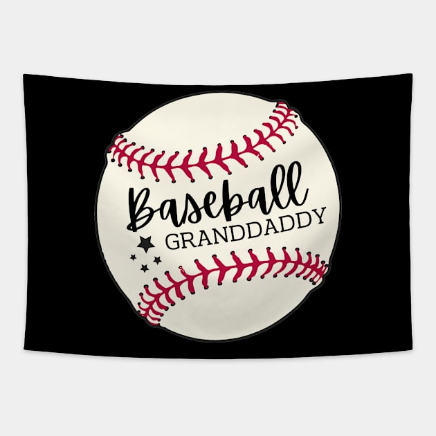 Baseball Granddaddy - Grandfather Gift Tapestry by Ivanapcm