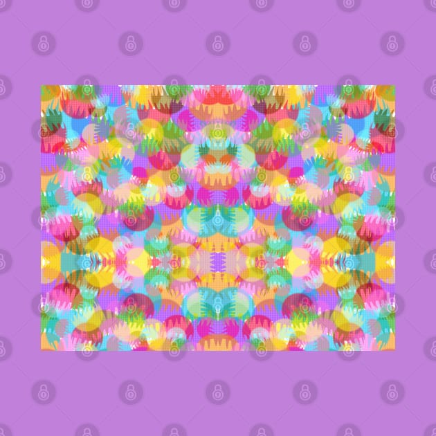 SPARKLY COLOURED SHAPES PATTERN by FLOWER_OF_HEART