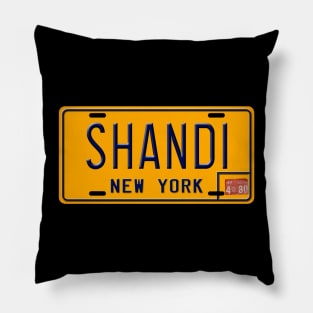KISS Band Shandi License Plate Pillow