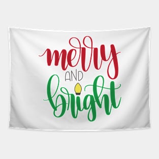 Merry & Bright Christmas Tapestry