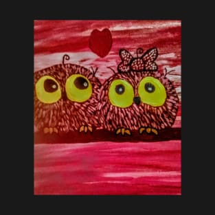 Owls in love T-Shirt