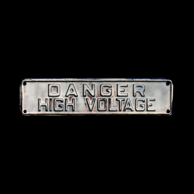 Danger High Voltage man by hsf