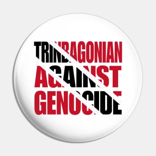 Trinbagonian Against Genocide - Flag Colors - Back Pin