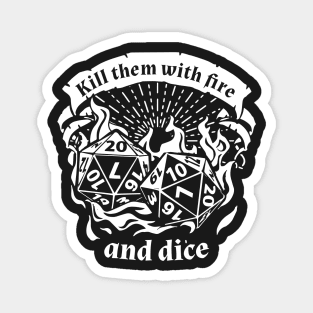 Pen and Paper song of fire and dice Magnet