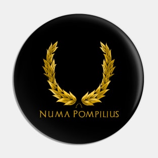 Numa Pompilius - Ancient Roman King Pin