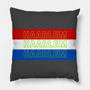 Haarlem City in Netherlands Pillow