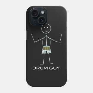 Funny Mens Snare Drum Design Phone Case