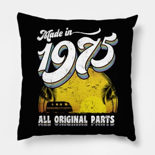 Made in 1975 All Original Parts 42 Birthday Gift Pillow