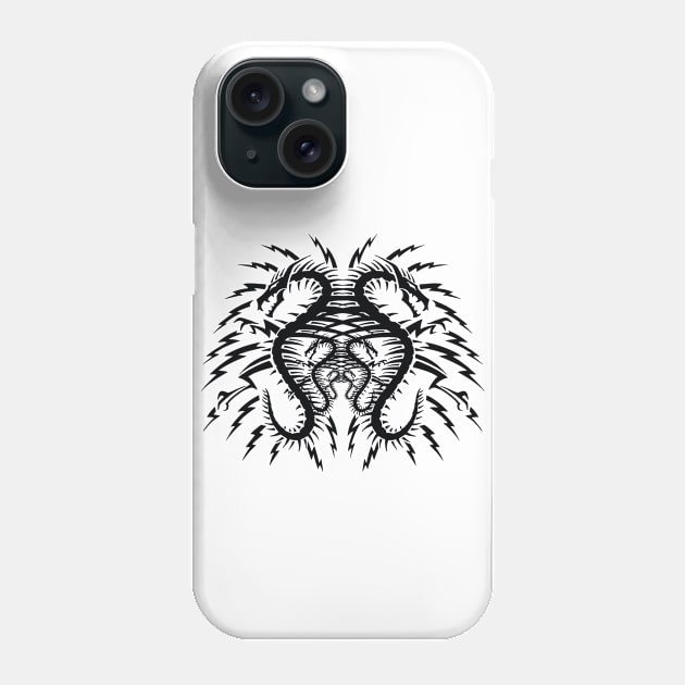 Abstract Dragons Phone Case by viSionDesign