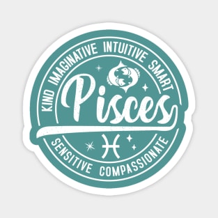 Pisces | star sign; horoscope sign; zodiac sign; Pisces birthday gift; astrology; Pisces traits; Pisces gift; Pisces symbol; water sign; Magnet