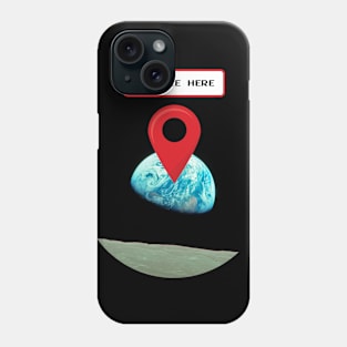 You are here: Earthrise, Apollo 8 Phone Case