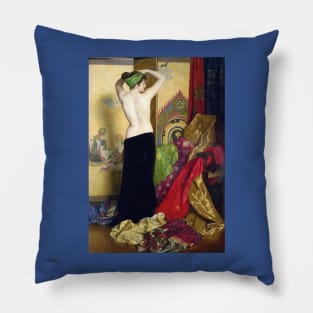 Pomps and Vanities - John Collier Pillow