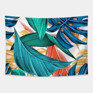 Colorful leaves Pattern Tapestry