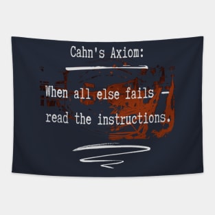 Read Instructions. Humor Collection Tapestry