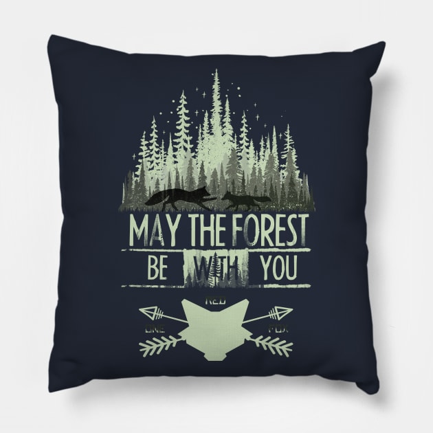 May The Forest Pillow by Bongonation