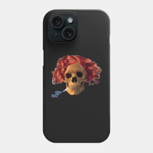 skull, cigarette, death, smoking kills Phone Case