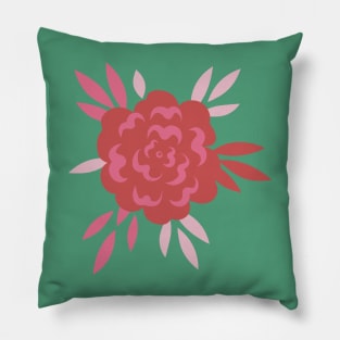 Blob Rose Pillow