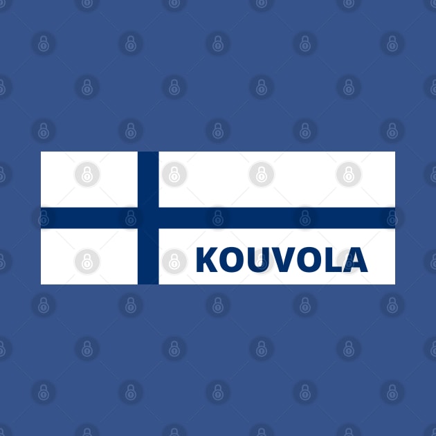 Kouvola City in Finnish Flag by aybe7elf